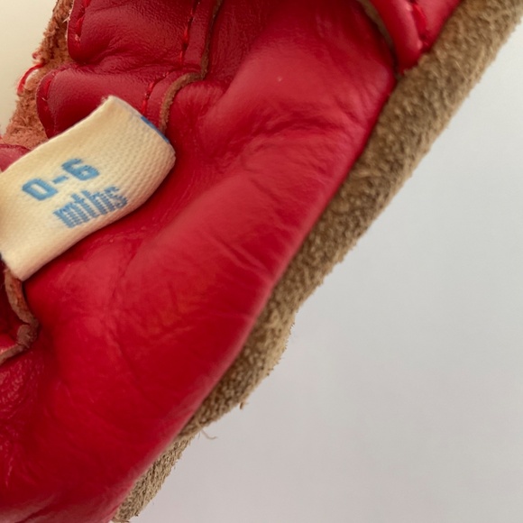 Robeez Canadian Maple Leaf Leather Baby Shoes Size 0-6 Months - Picture 6 of 13